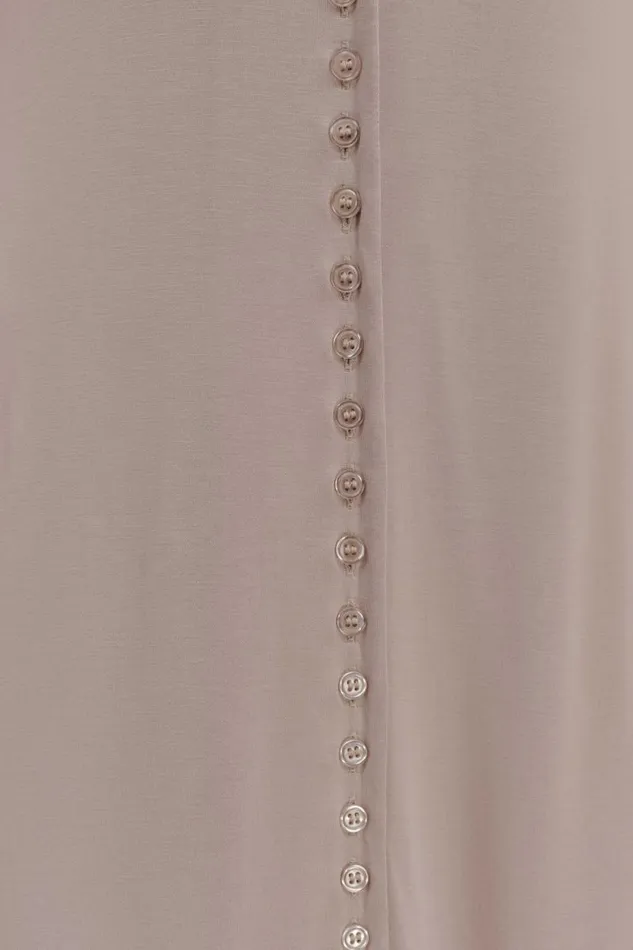 Women Meshki Dresses Anders Peached Jersey Midi Dress 8211 Taupe
