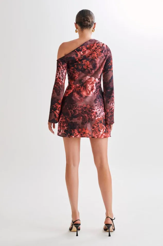 Women Meshki Dresses Nikita Long Sleeve Mini Dress 8211 Peony Print
