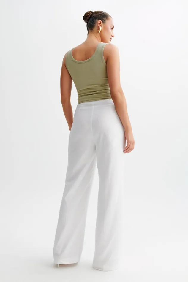 Women Meshki Tops Chandler Modal Tank Top 8211 Sage Green