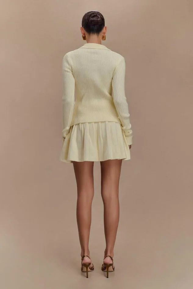 Women Meshki Tops Erin Long Sleeve Button Cardigan 8211 Ivory Marle