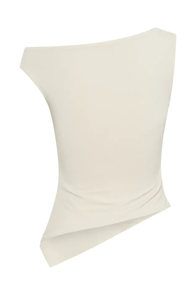 Women Meshki Tops Irving Off Shoulder Slinky Top 8211 Ivory