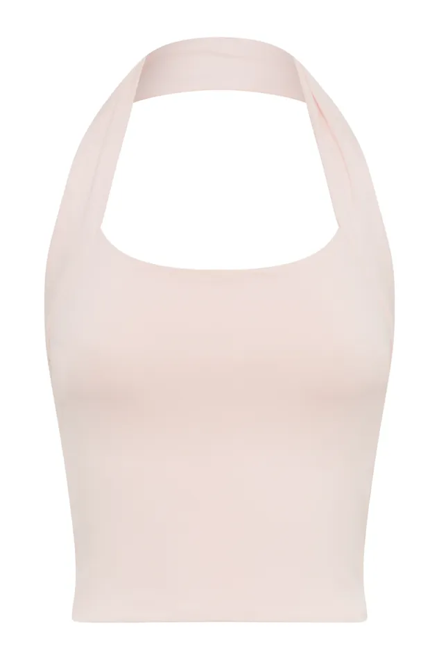Women Meshki Tops Renee Halter Top 8211 Pale Pink