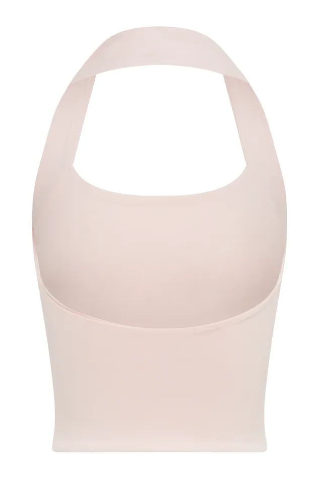 Women Meshki Tops Renee Halter Top 8211 Pale Pink