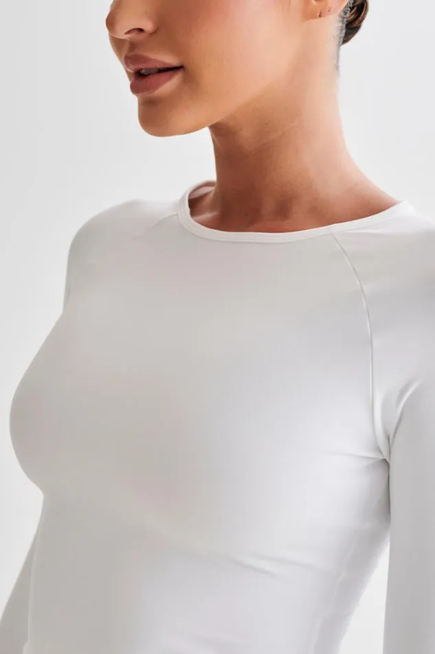 Women Meshki Tops Venus Long Sleeve Top 8211 White