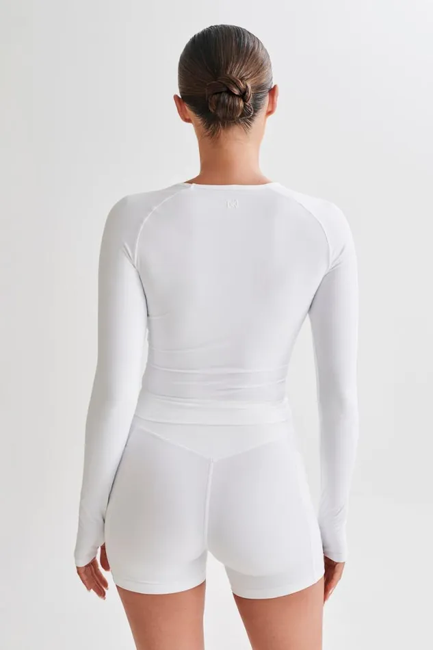 Women Meshki Tops Venus Long Sleeve Top 8211 White