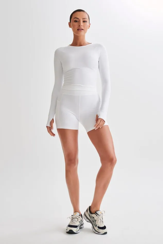 Women Meshki Tops Venus Long Sleeve Top 8211 White