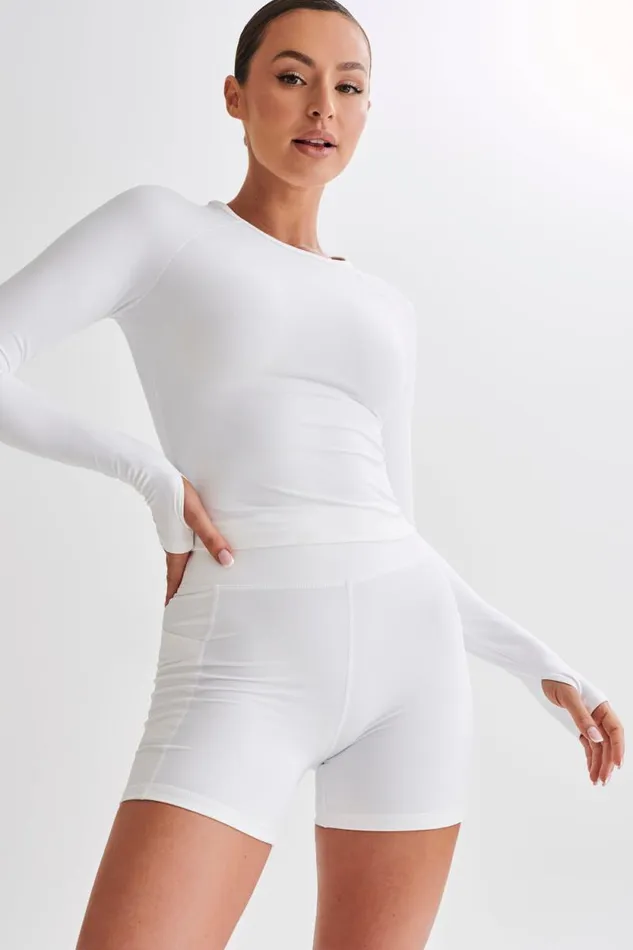 Women Meshki Tops Venus Long Sleeve Top 8211 White