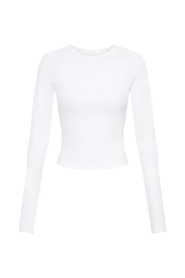Women Meshki Tops Venus Long Sleeve Top 8211 White