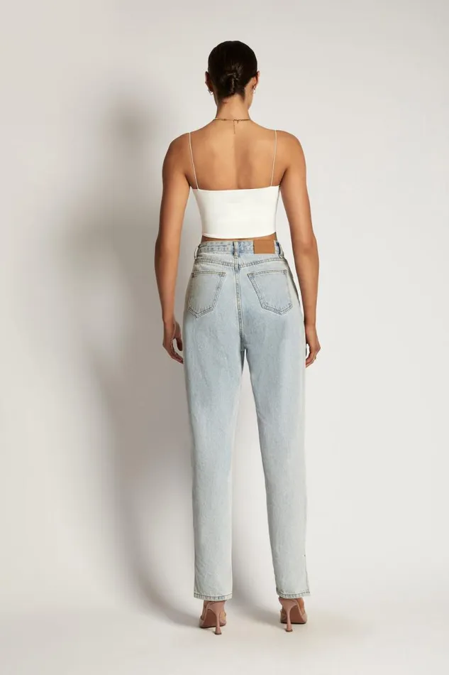Women Meshki Tops Yvonne Cami Crop Top 8211 White