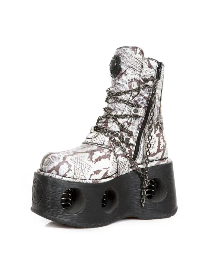 Women Metallic M1011C2 New Rock High Heels