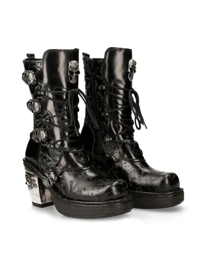 Women Metallic M8366S1 New Rock Boots