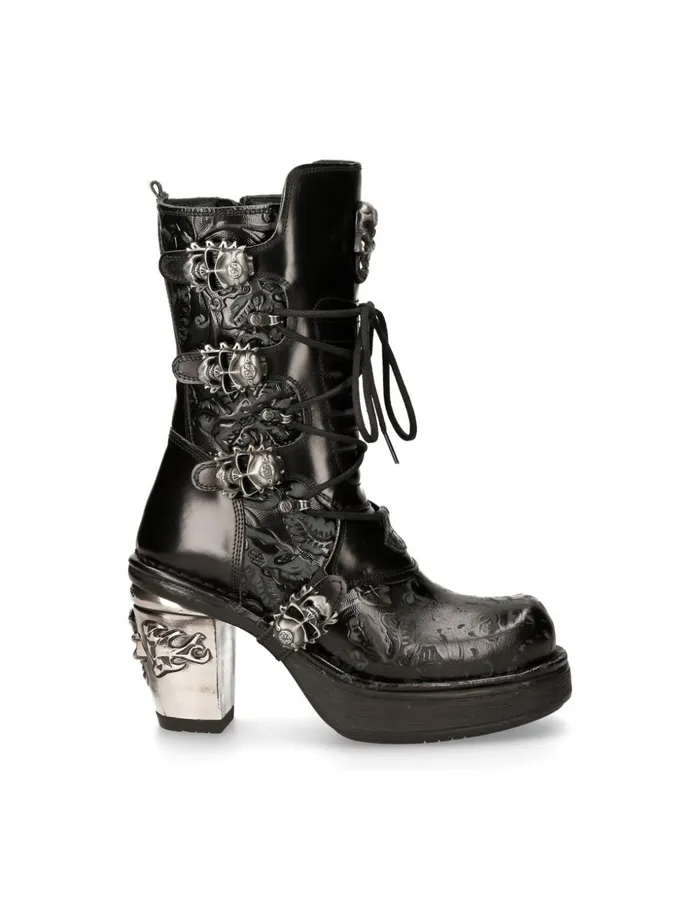 Women Metallic M8366S1 New Rock Boots