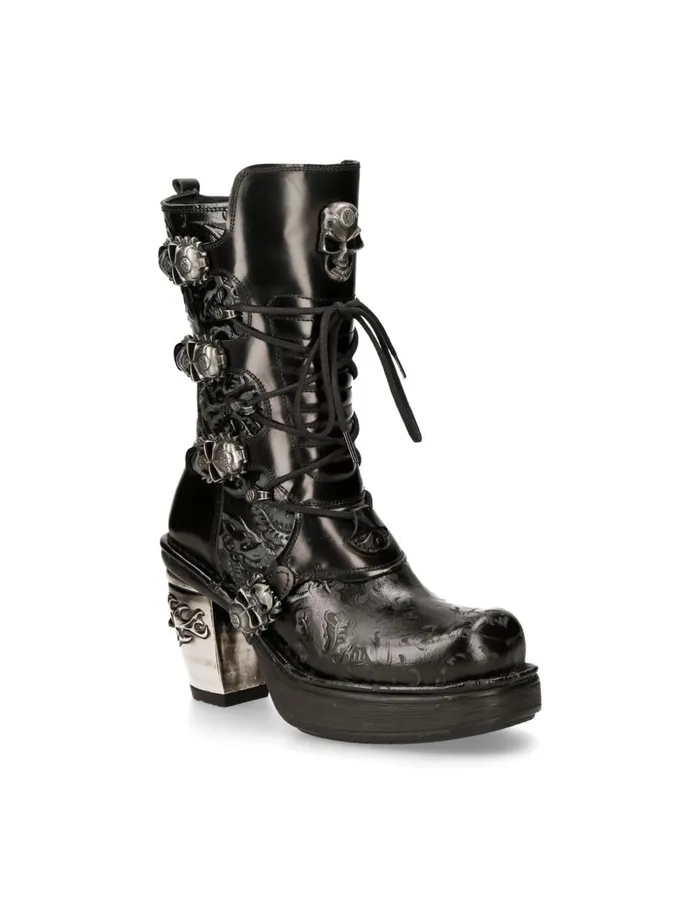 Women Metallic M8366S1 New Rock Boots