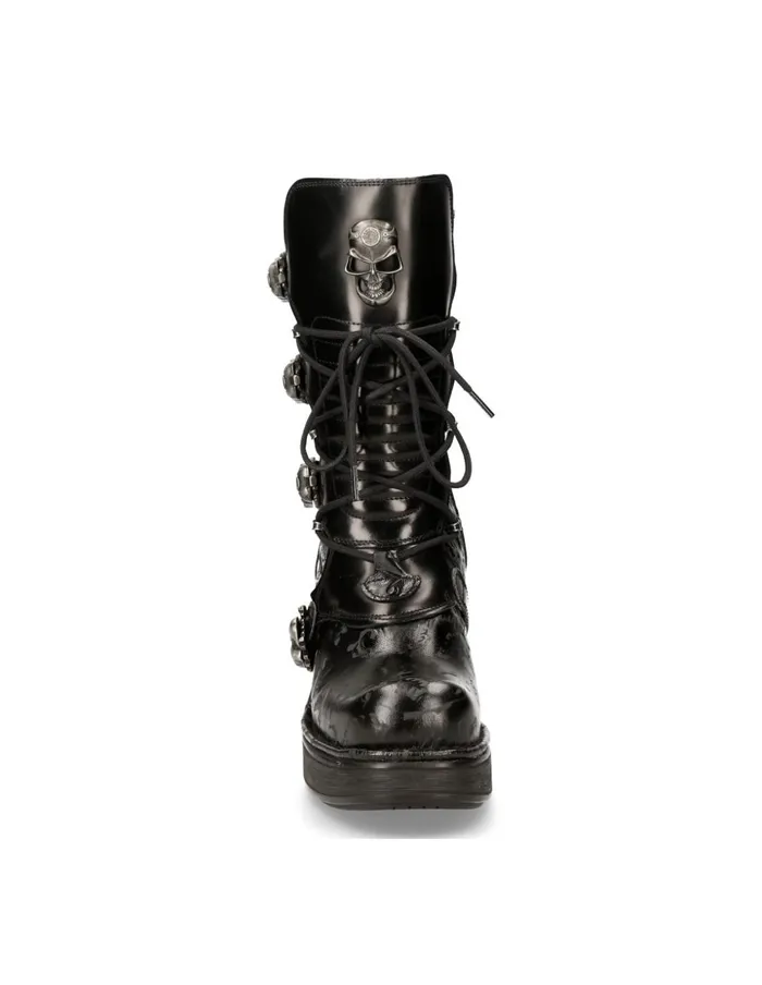Women Metallic M8366S1 New Rock Boots