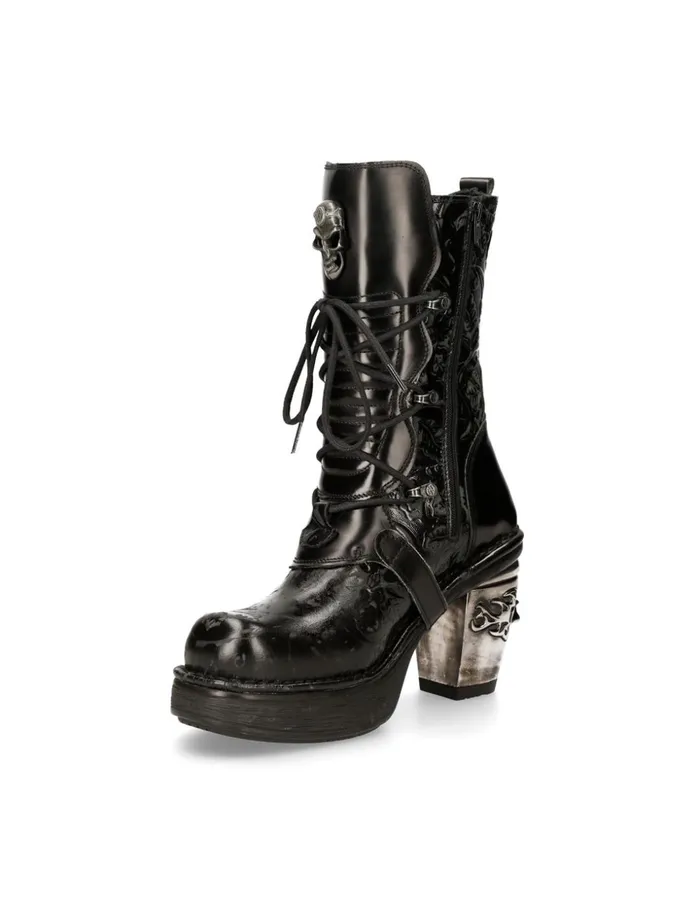 Women Metallic M8366S1 New Rock Boots