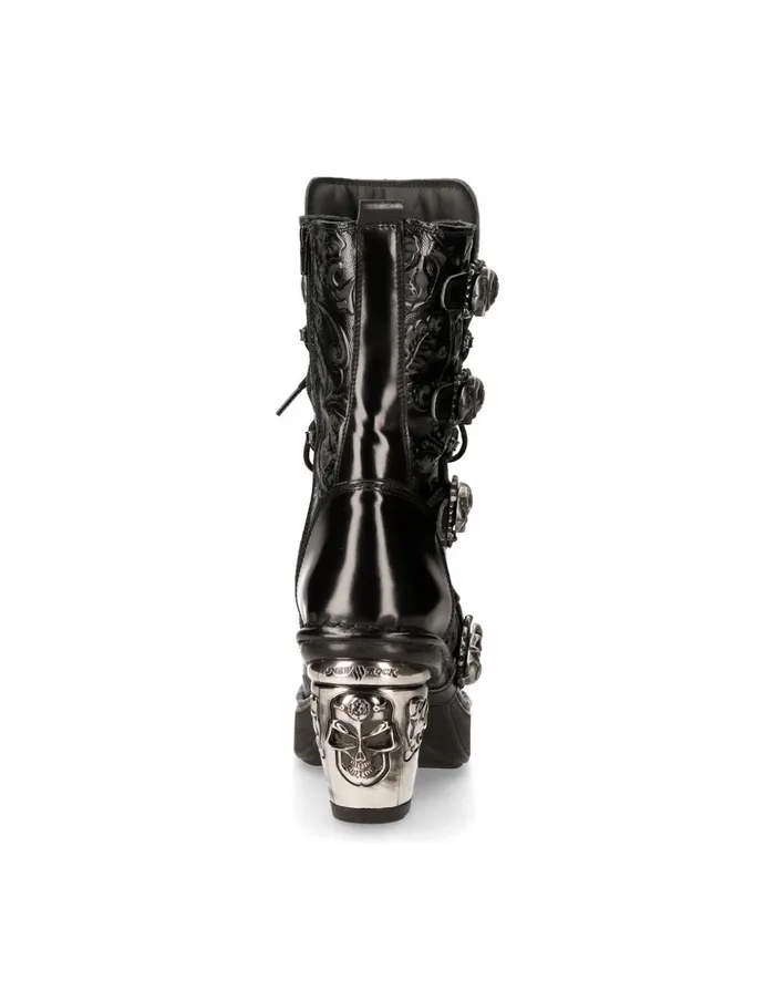 Women Metallic M8366S1 New Rock Boots