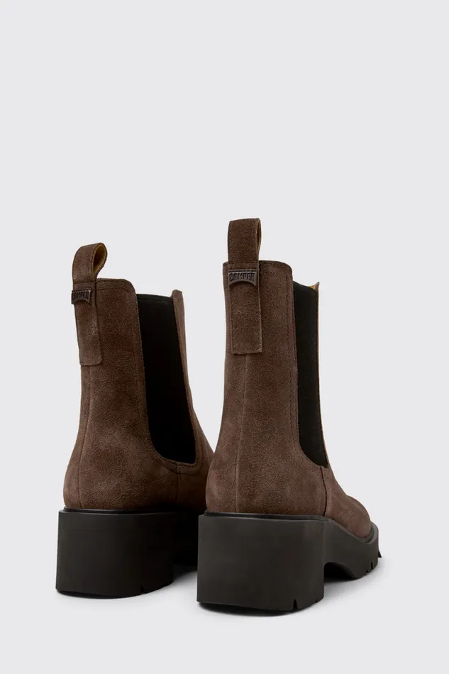 Women Milah Brown Nubuck Ankle Boots Camper Ankle Boots Women Milah Brown Nubuck Ankle Boots Camper Ankle Boots