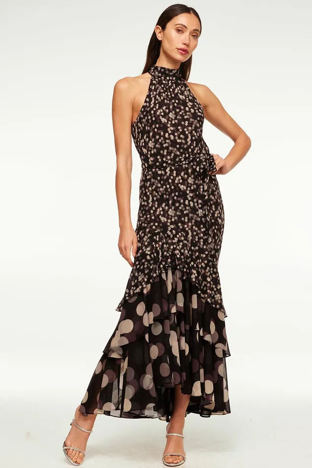 Women MISA Los Angeles Dresses ELIANA DRESS Polka Dot Mix