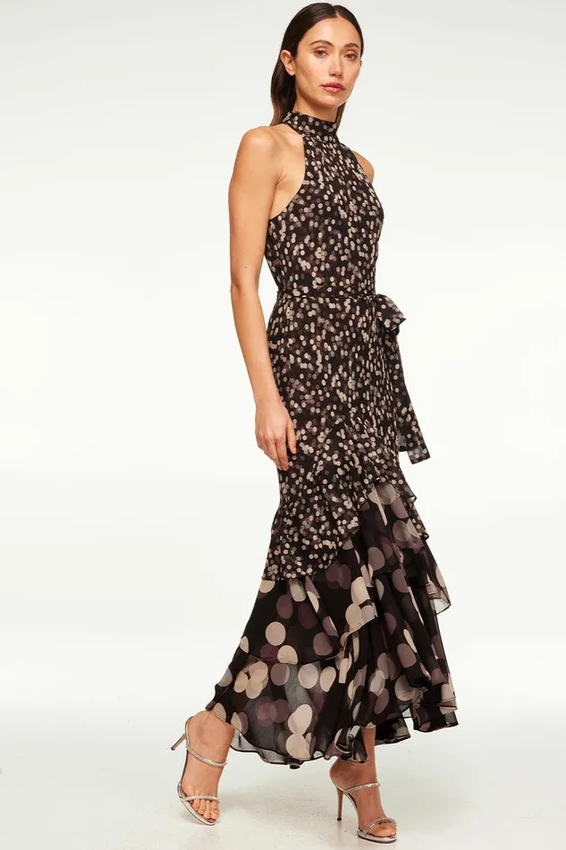 Women MISA Los Angeles Dresses ELIANA DRESS Polka Dot Mix