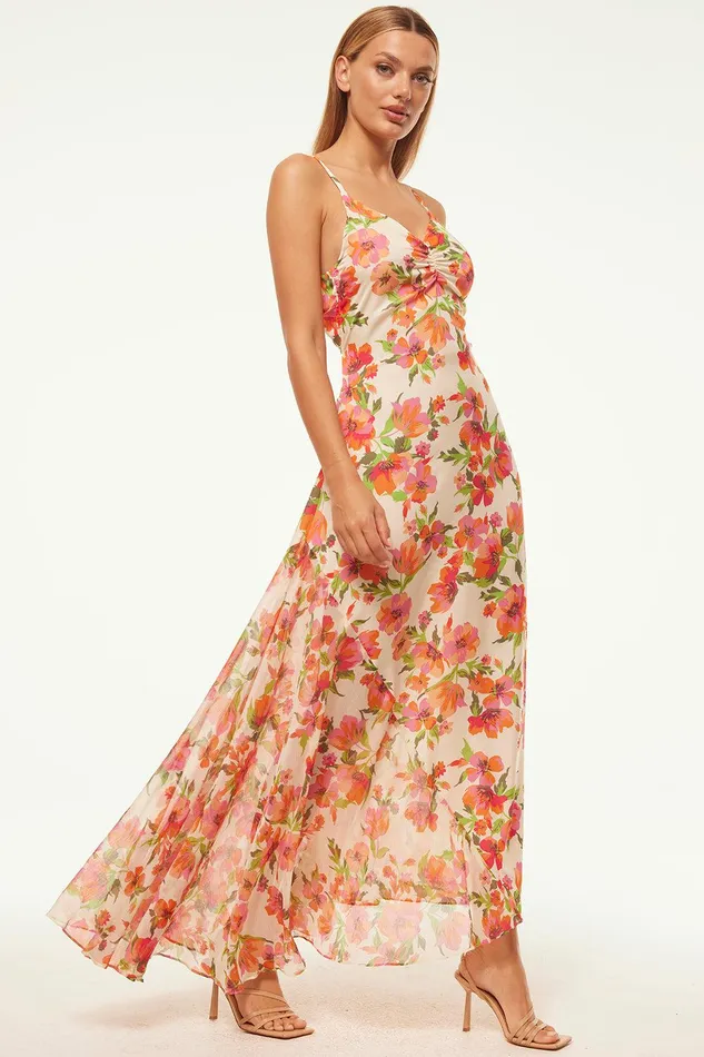 Women MISA Los Angeles Dresses NEGINE DRESS Palmarei Blooms Mix