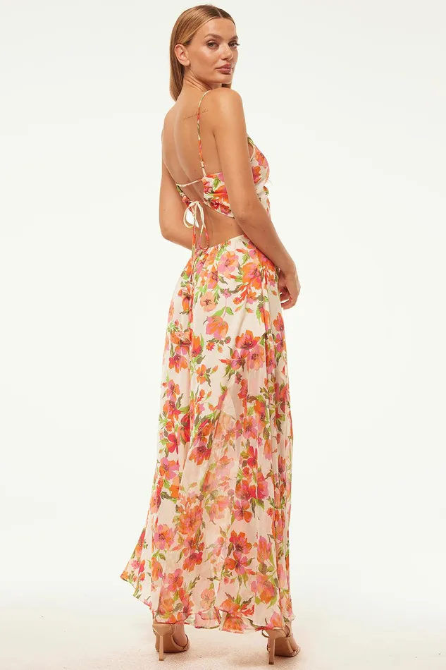 Women MISA Los Angeles Dresses NEGINE DRESS Palmarei Blooms Mix