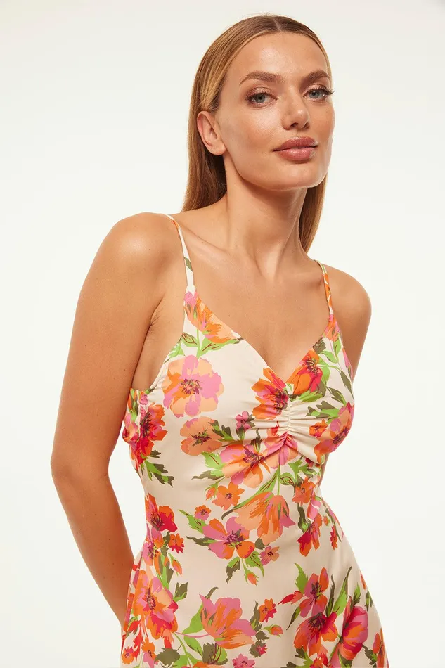 Women MISA Los Angeles Dresses NEGINE DRESS Palmarei Blooms Mix