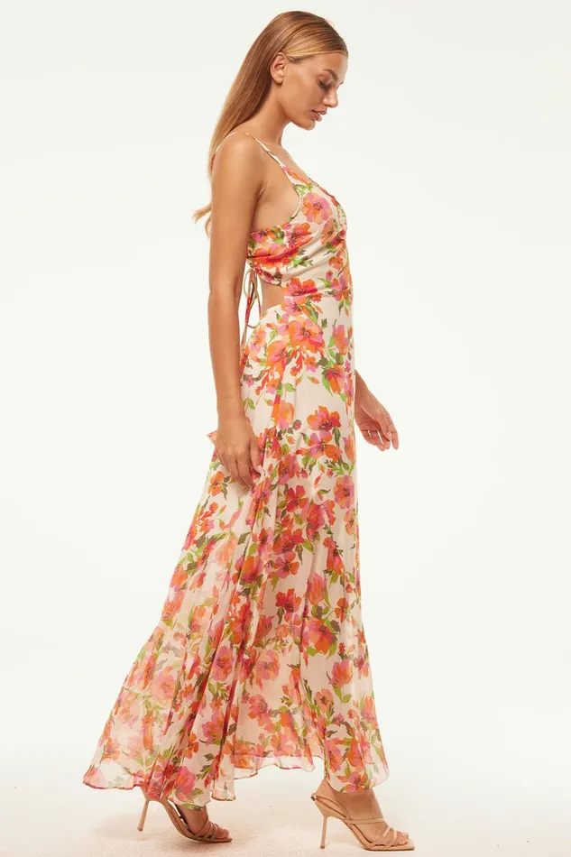 Women MISA Los Angeles Dresses NEGINE DRESS Palmarei Blooms Mix