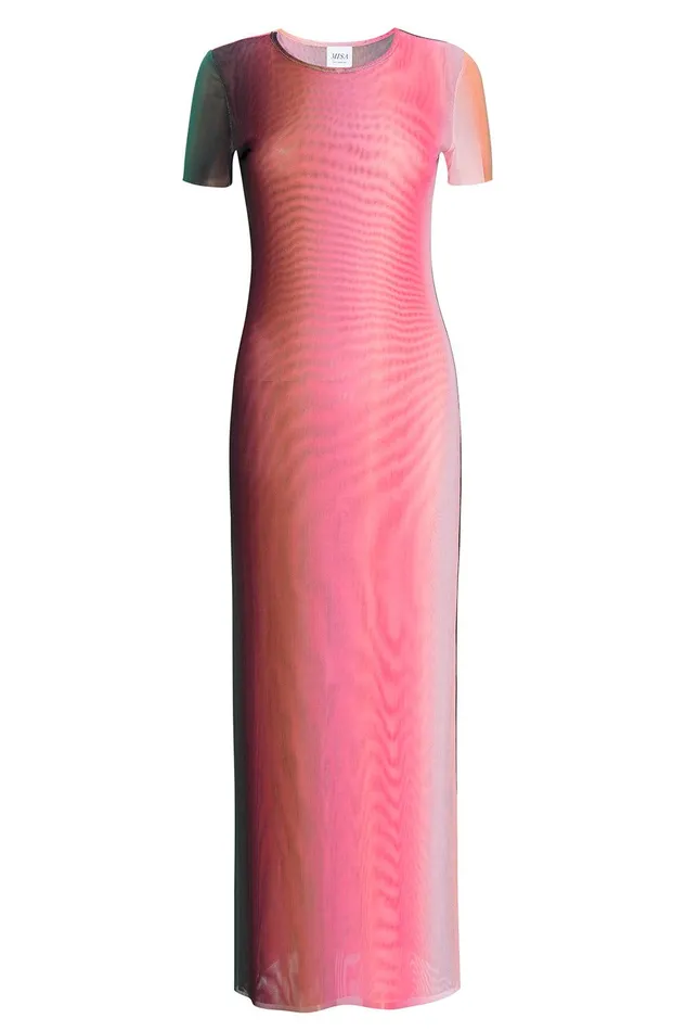 Women MISA Los Angeles Dresses VANESSA DRESS Cali Ombre