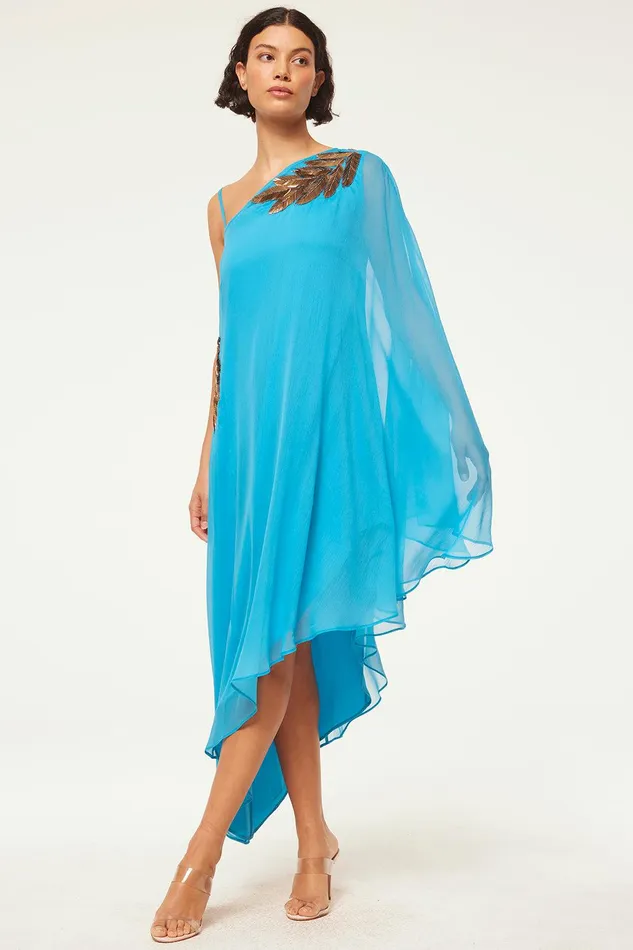 Women MISA Los Angeles Exclusives ELANEH DRESS Black Palm D039or