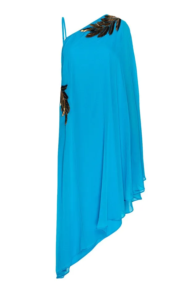 Women MISA Los Angeles Exclusives ELANEH DRESS Black Palm D039or