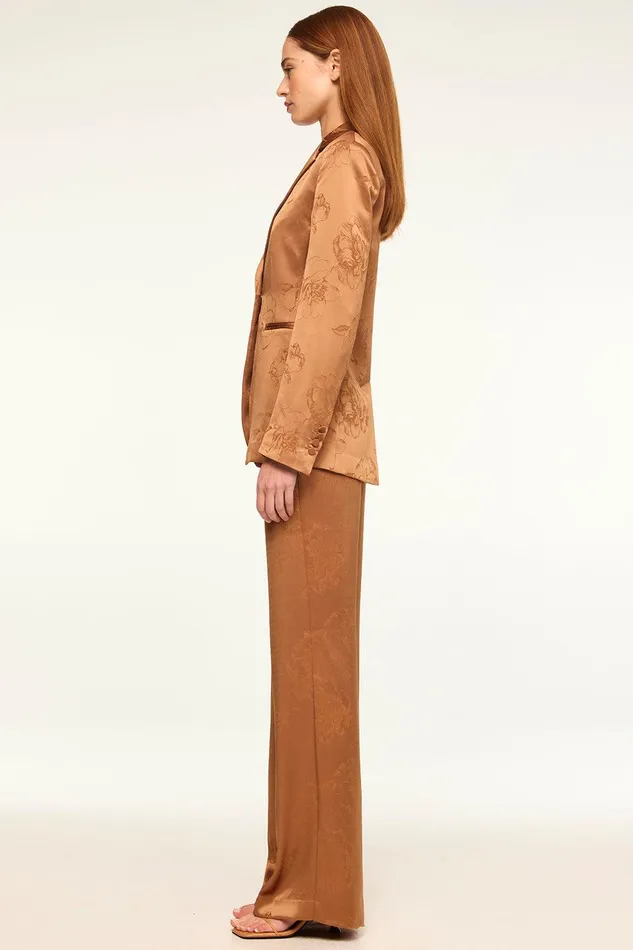 Women MISA Los Angeles Matching Sets LAUREN BLAZER Straw Jacquard