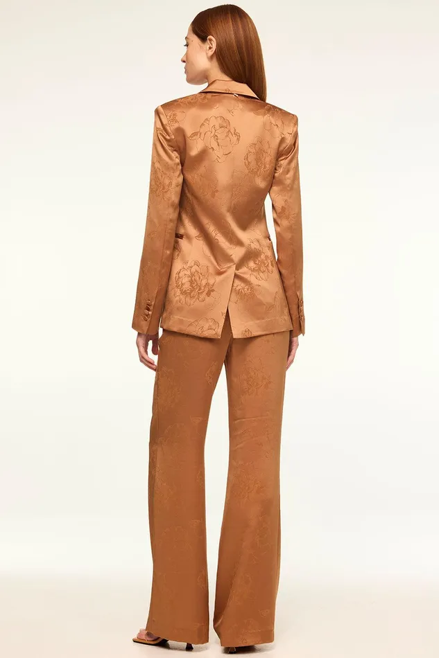 Women MISA Los Angeles Matching Sets LAUREN BLAZER Straw Jacquard