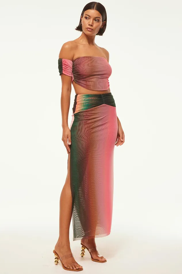 Women MISA Los Angeles Tops DAVINA TOP Cali Ombre