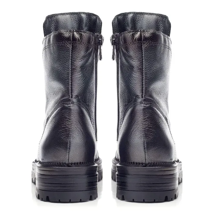Women Moda In Pelle MidCalf Boots Oakleigh Dark Pewter Leather