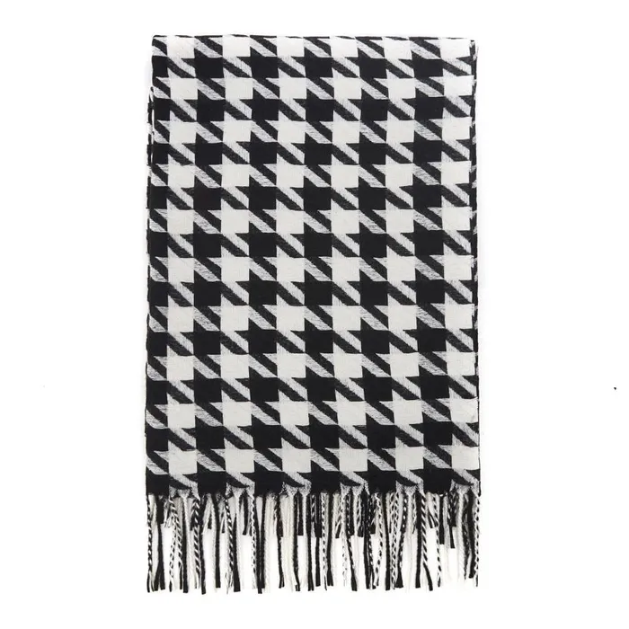 Women Moda In Pelle Scarves Bellascarf BlackWhite Textile Women Moda In Pelle Scarves Bellascarf BlackWhite Textile