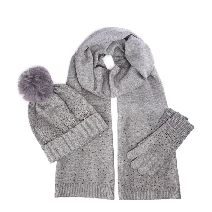 Women Moda In Pelle Scarves Praticioscarf Grey Textile Women Moda In Pelle Scarves Praticioscarf Grey Textile