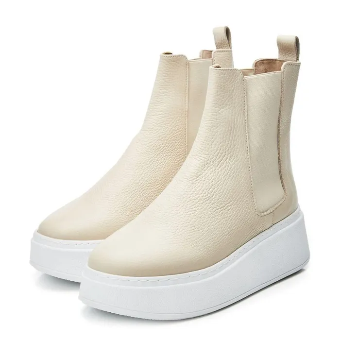 Women Moda In Pelle White Boots Bsoleful BLevi Off White Leather