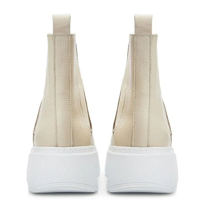 Women Moda In Pelle White Boots Bsoleful BLevi Off White Leather