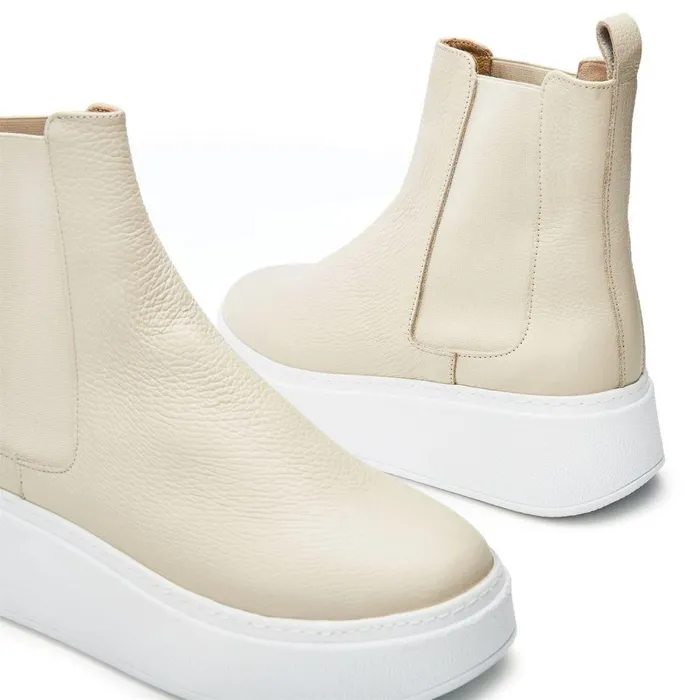 Women Moda In Pelle White Boots Bsoleful BLevi Off White Leather