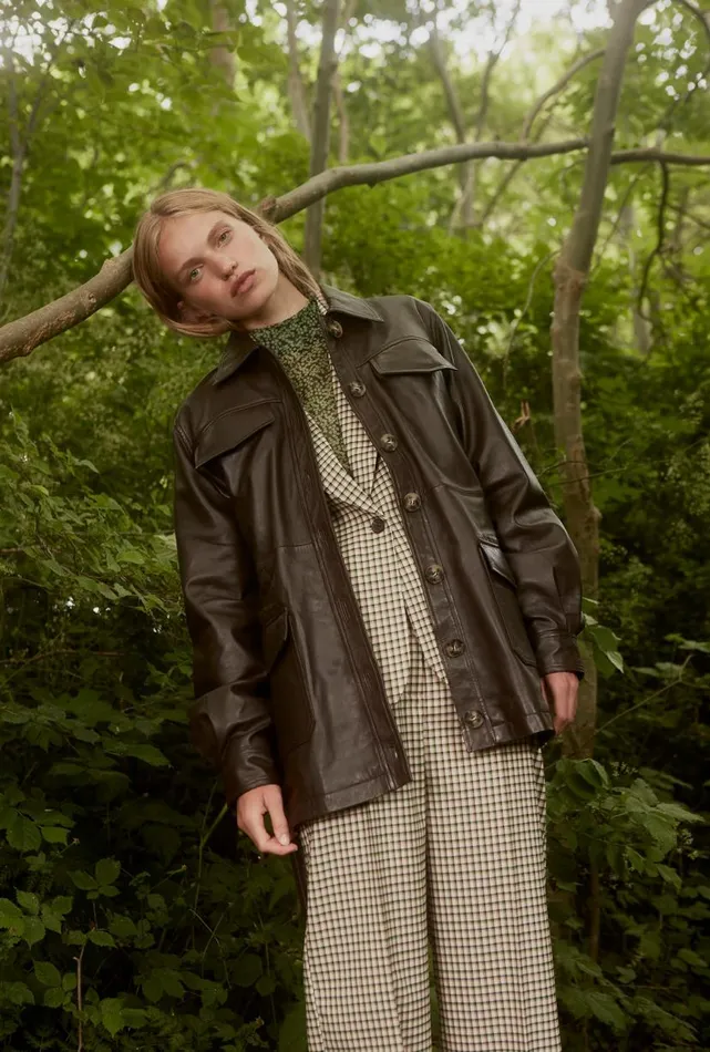 Women Modstrm Blazer OsvaldMD Blazer Forest Check