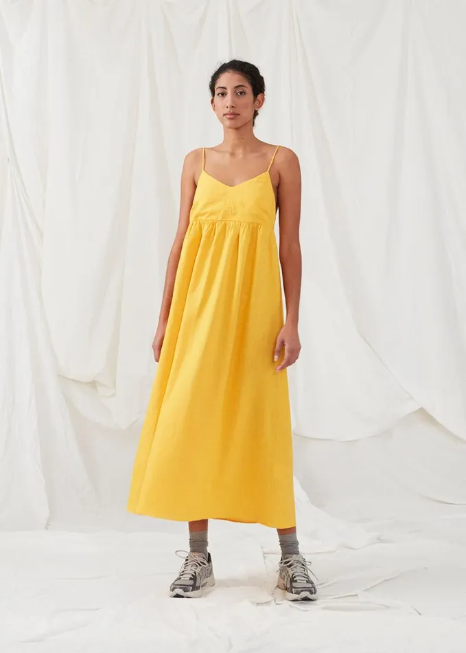 Women Modstrm Dresses DarrelMD Long Dress Gold Fusion Women Modstrm Dresses DarrelMD Long Dress Gold Fusion