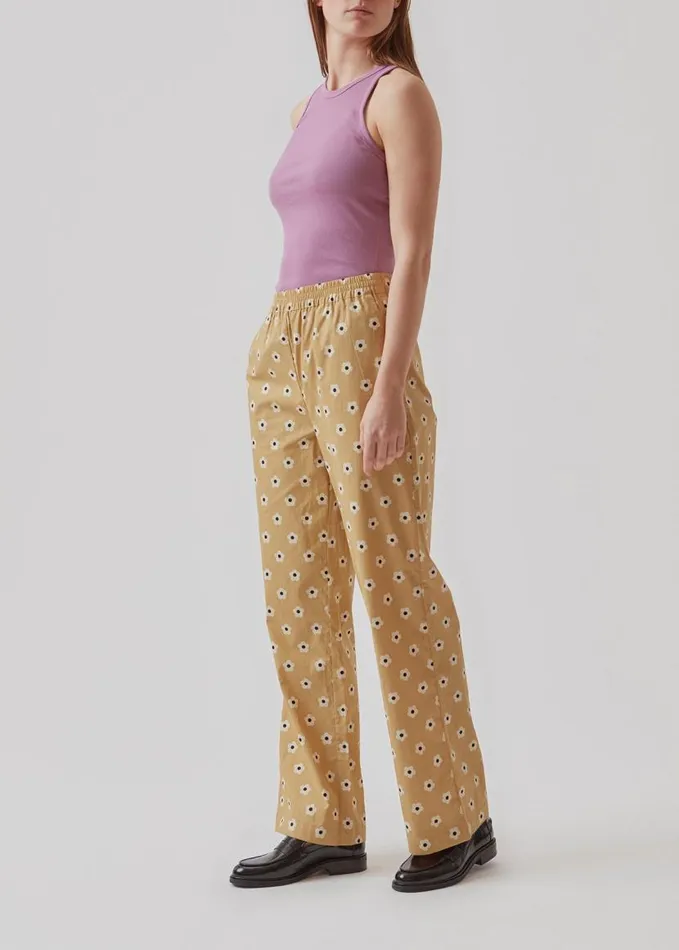 Women Modstrm Pants and Leggings RossaMD Print Pants Starfish Daisy