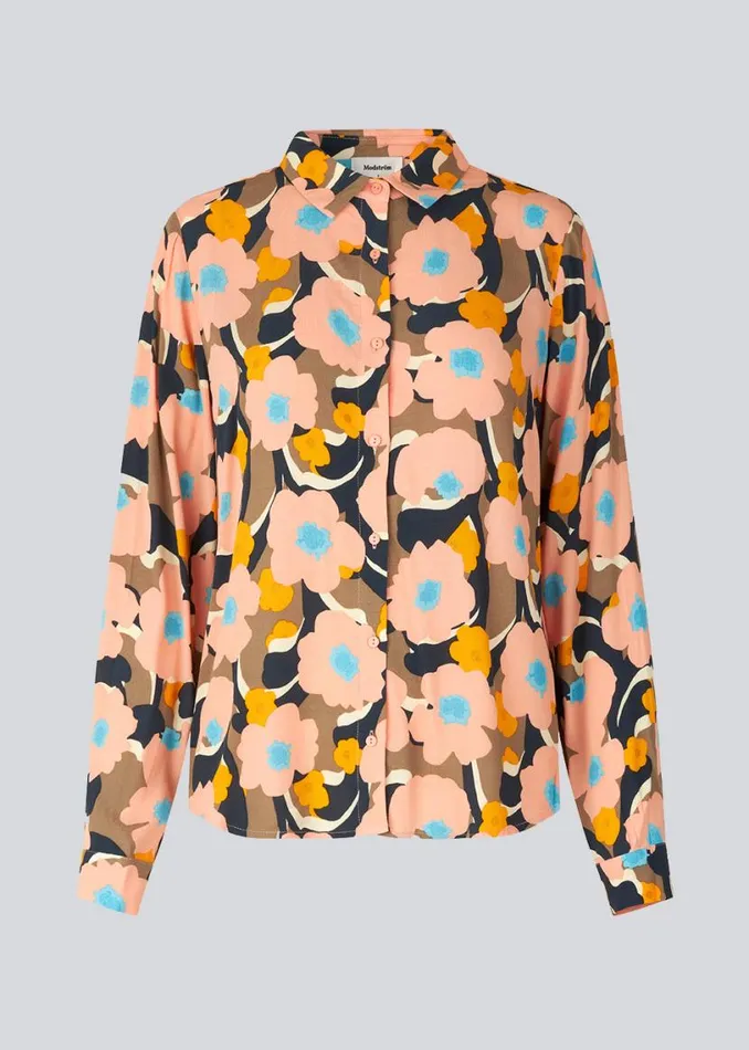 Women Modstrm Shirts DustinMD Print Shirt Sunset Bouquet Women Modstrm Shirts DustinMD Print Shirt Sunset Bouquet