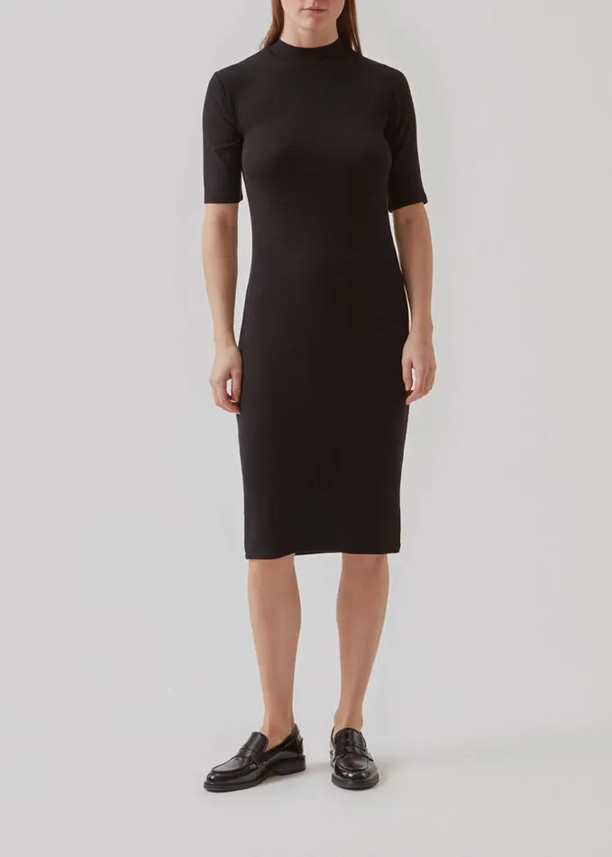 Women Modstrm TShirts Krown Tshirt Dress Black