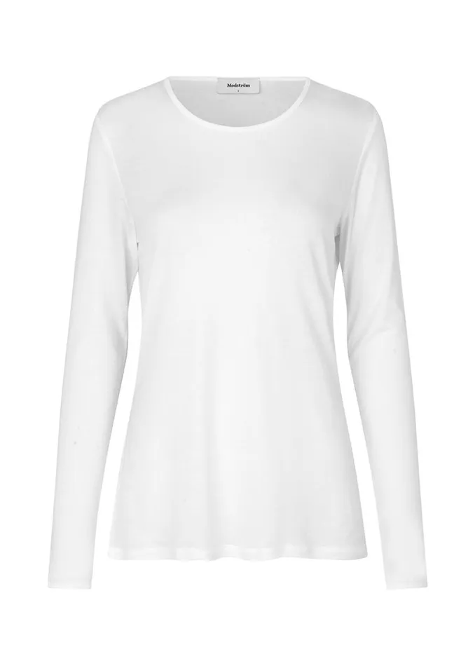 Women Modstrm TShirts TempoMD LS Tshirt White Women Modstrm TShirts TempoMD LS Tshirt White