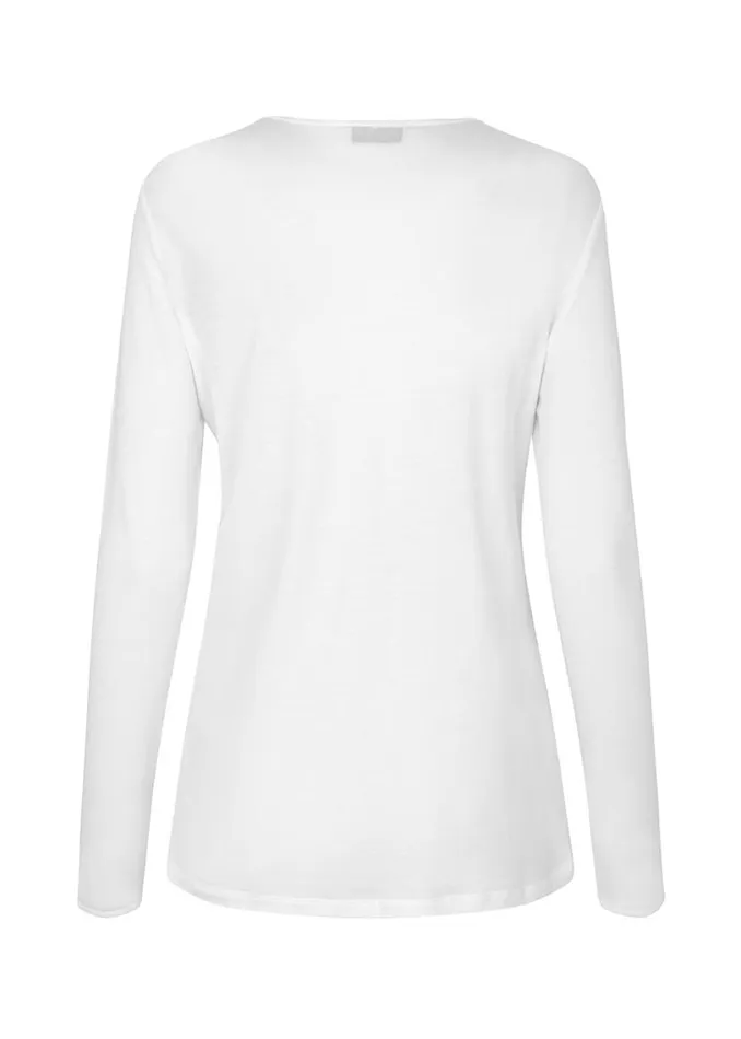 Women Modstrm TShirts TempoMD LS Tshirt White Women Modstrm TShirts TempoMD LS Tshirt White