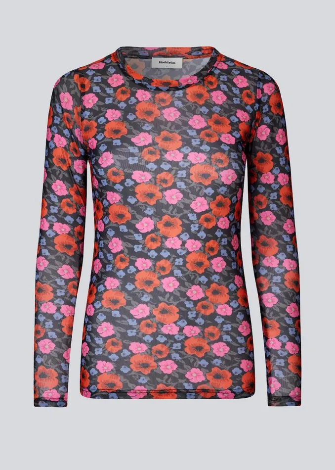 Women Modstrm Tops BinnaMD Print Top Flower Blush Women Modstrm Tops BinnaMD Print Top Flower Blush