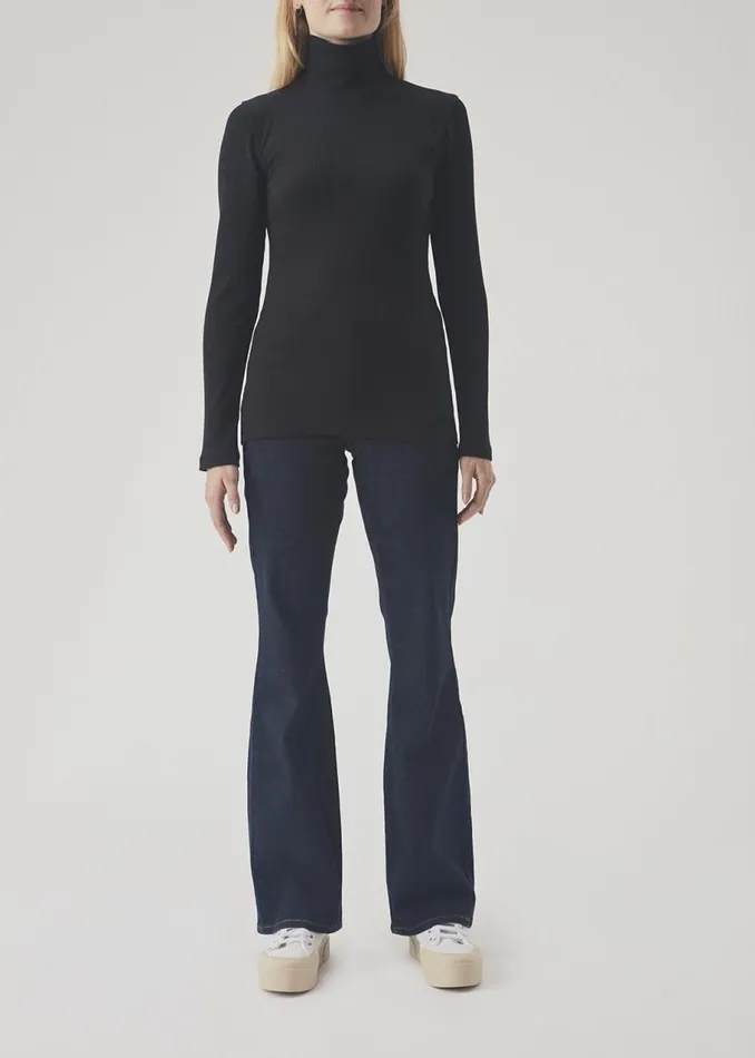 Women Modstrm Tops Orson Rollneck Black