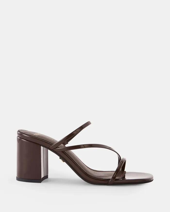 Women NATA ESPRESSO PATENT Party NOVO Shoes