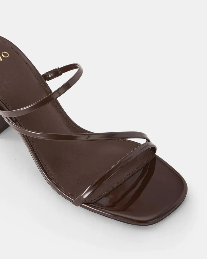 Women NATA ESPRESSO PATENT Party NOVO Shoes